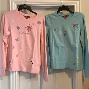 Woman’s So Winter thermal shirts, Size Jr.  XL